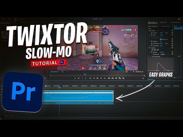 How to edit the Velocity Valorant Montage - Slow-Mo Twixtor tutorial ( Adobe Premiere Pro )