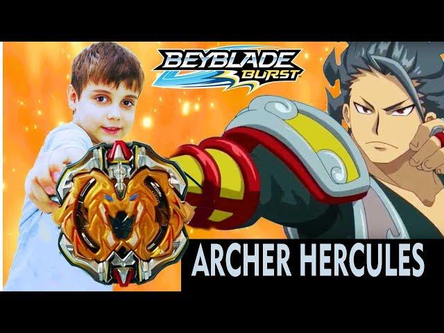 ЛУЧНИК ГЕРКУЛЕС (Archer HERCULES) БейБлэйд Распаковка Обзор Битва Beyblade Burst Super Z