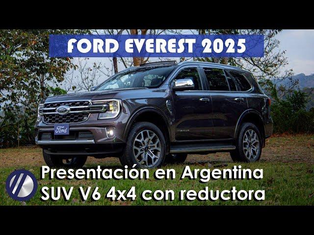 New Ford Everest 2025 | Launch, engine, equipment and all features.