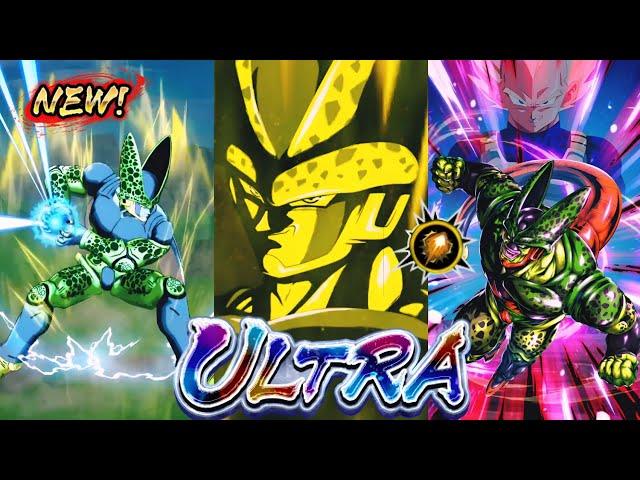 NEW ULTRA PERFECT CELL FULL GAMEPLAY !! INK BRUSH ANIMATIONS + INTRO! [Dragon Ball Legends]