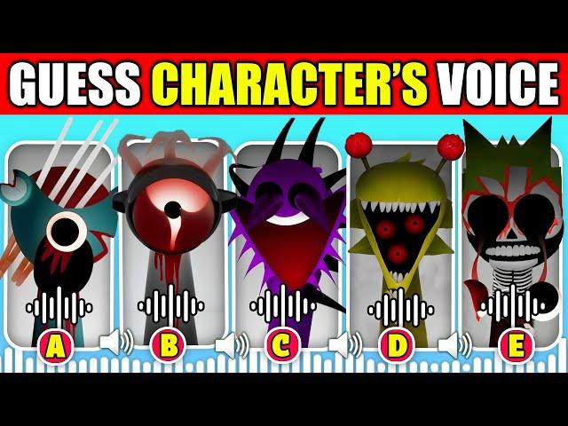 Guess The Phase 5 VS Phase 4 VS Phase 3 VS Phase 2 VS Phase 1 in Incredibox Sprunki By Their VOICES?