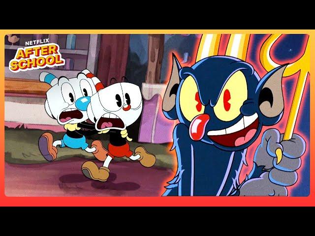 CRAZIEST Chases in The Cuphead Show!  Netflix After School