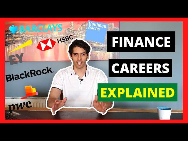 What are the different finance careers? | Investment banking| Asset management| Big 4 acc.| & Others