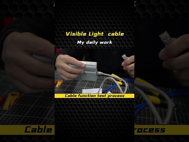 Wow, Visible light cable || Make easy your work || Equiinet Team || Cable