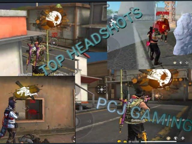 MY OP HEADSHOTS | PCJ GAMING | #OPHEADSHOTS #OP #ONLYREDNUMBERS #FREEFIRE #short