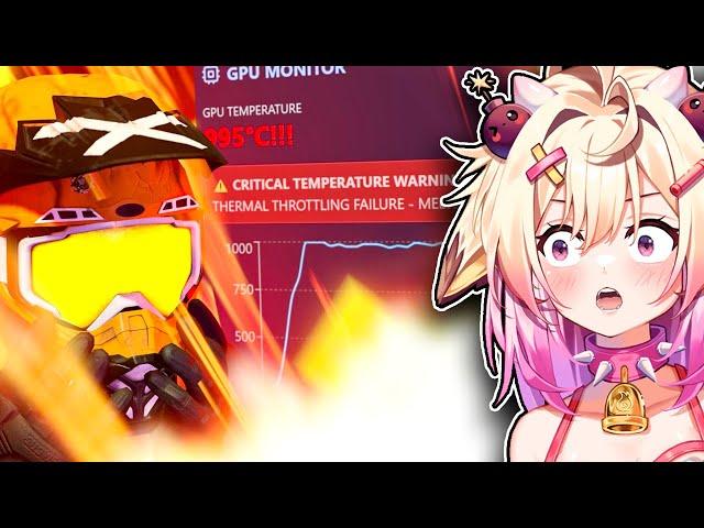 His GPU is MELTING | Rosiebellmoo Reacts To TheRussianBadger