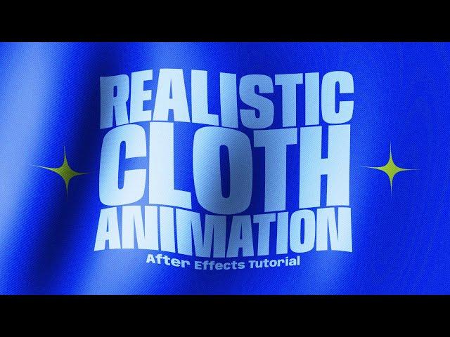 Realistic Cloth Animation. Adobe After Effects Tutorial