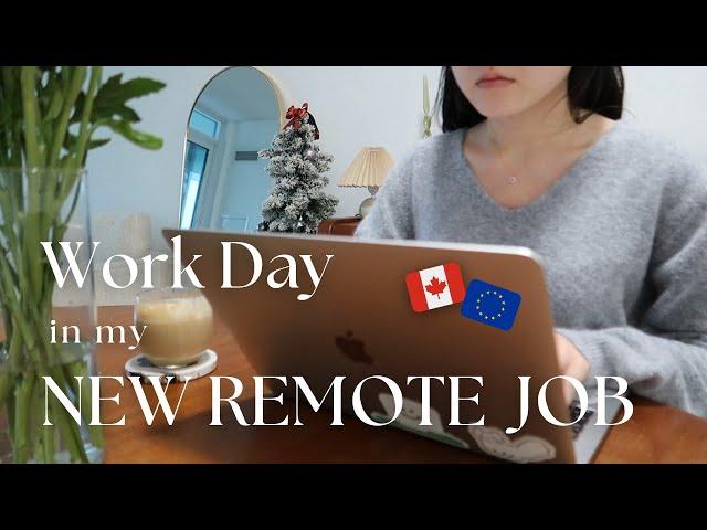 I got a remote job from Europe in Canada｜我在加拿大返歐洲工