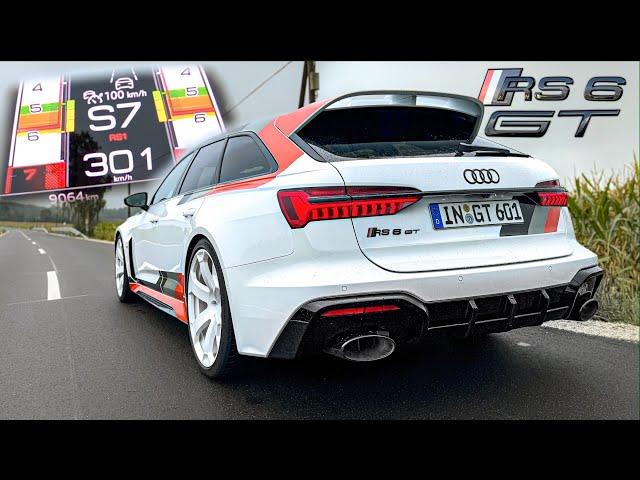 NEW! Audi RS6 GT| 0-300 km/h acceleration | by Automann in 4K