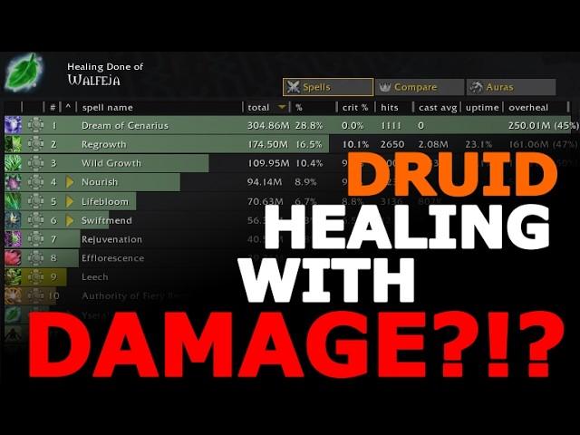 RESTORATION DRUID - Dungeons/M+ GUIDE - Dream of Cenarius / Healing from damage (TWW 11.0.7)