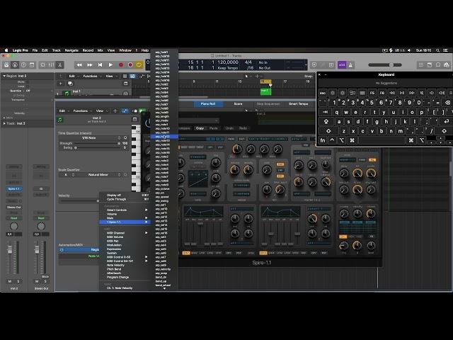 Logic Pro X: Как работать в Piano Roll и писать там мелодии и аккорды.