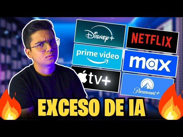 La IA Cambia a Las PLATAFORMAS De STREAMING  (Netflix, Disney, Prime, Max, Apple, Paramount)