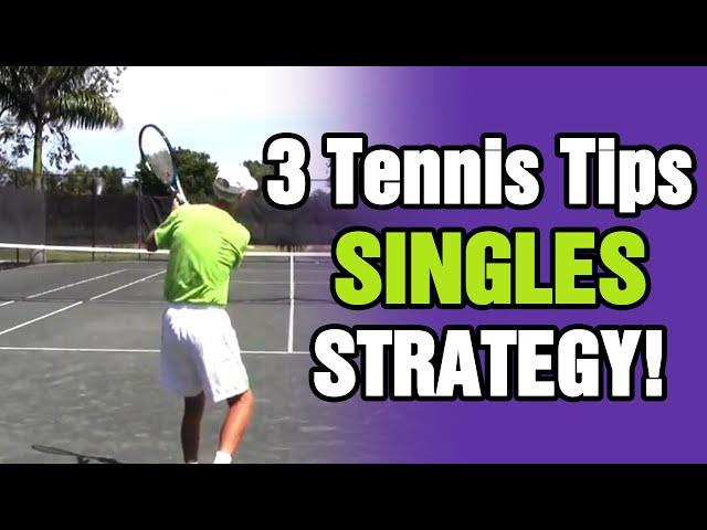 Tennis Strategy Tennis Drills and Tips For Singles Strategy With TomAveryTennis.com