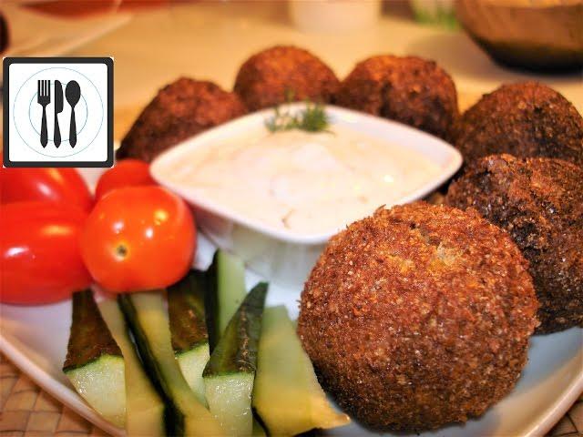 Фалафель - хрустящие котлетки из нута. Восточные закуски / Falafel nasil yapilir