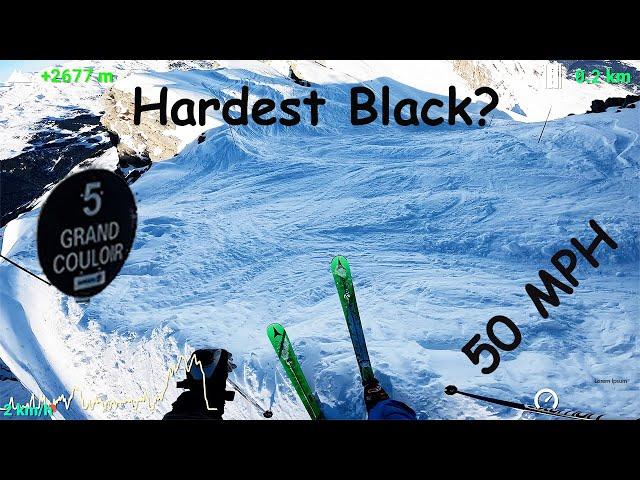 Grand Couloir Hardest ski run in Europe?