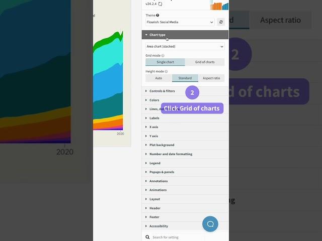 Improve your chart with one click #shorts #datavisualization #charts