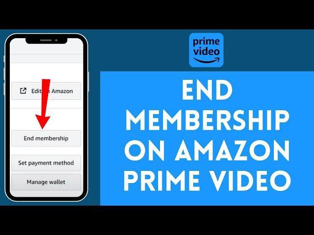 How to Cancel Amazon Prime Video Membership (2024) | Cancel Prime Video Subscription