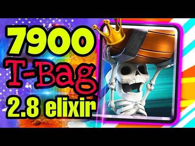 Посмотри как играет легенда на 7900 кубках! / Clash Royale