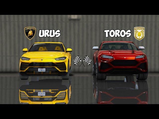 GTA 5 - PEGASSI TOROS vs LAMBORGHINI URUS