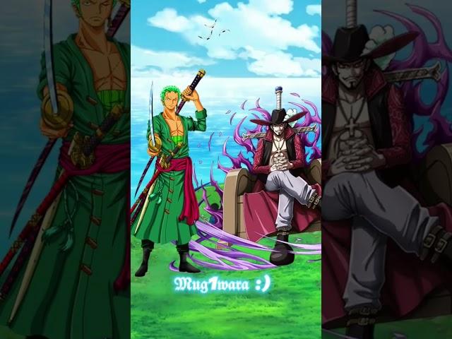 Zoro vs Mihawk #anime #onepiece #tiktok #shorts