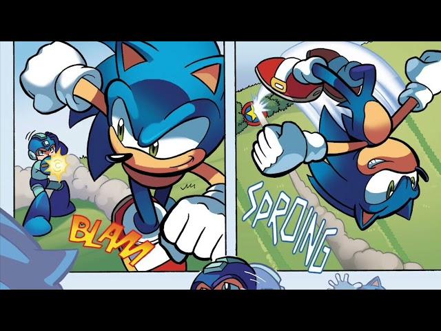 Sonic and Megaman Worlds Collide episode 3 comic dub collaboration