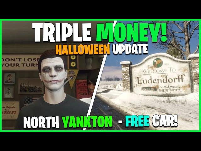 TRIPLE MONEY, NORTH YANKTON, FREE CAR, HALLOWEEN & DISCOUNTS -  GTA ONLINE WEEKLY UPDATE