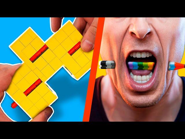 LEGO Magic Tricks: I Tested 100 Level Lego Magic Tricks | FUNZ Bricks