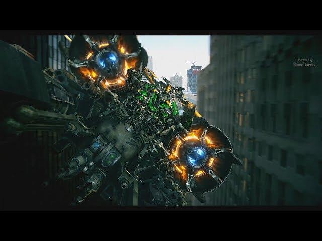 Transformers: Age of Extinction (2014) - Aircraft chase - Only Action [4K]