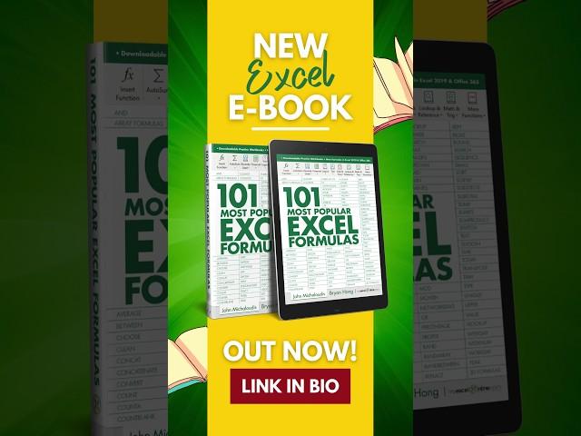 101 Excel Formulas Book https://shop.myexcelonline.com/