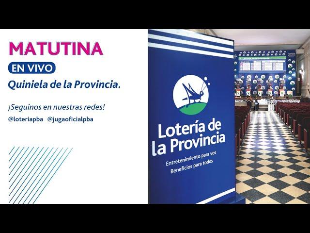 [Matutina] Sorteo de la Quiniela   - 10 de marzo de 2025