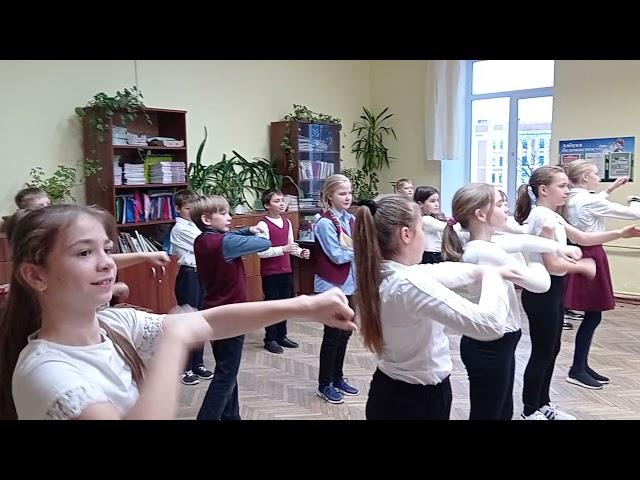 Флешмоб Колёсики, колёсики и красивый руль 4а шк163