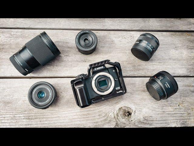 The 6 BEST LENSES for the Canon M50 & M6