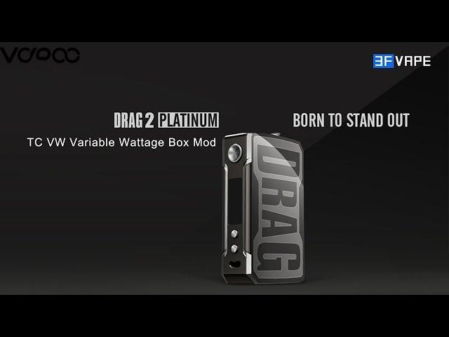 VOOPOO DRAG 2 Platinum TC VW Variable Wattage Box Mod