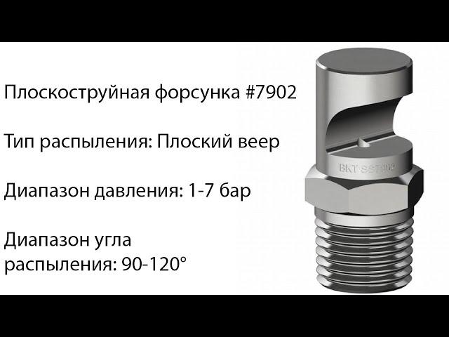 Плоскоструйная форсунка 7902