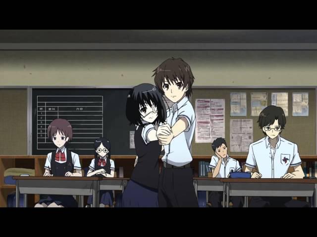 Another (anime) funny scene: Misaki and Sakakibara dance