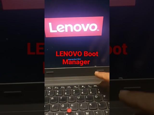 Enter Boot Manager Lenovo PC Laptop