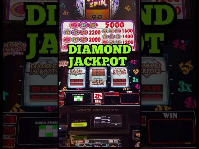 DIAMOND JACKPOT at MGM Grand Las Vegas! #slots #casino #shorts