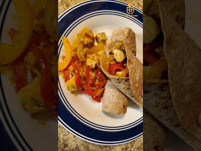 try this protein full vegan fajita you will love it  #fajitas  #youtubepartner  veg fajita #recipes