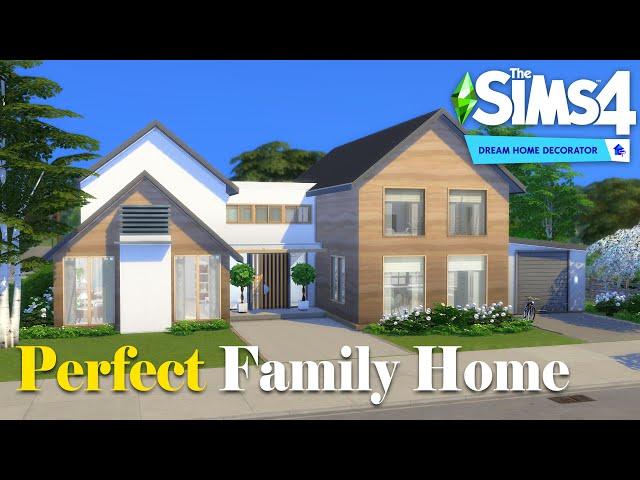 Perfect Family Home  Dream Home Decorator | Stop Motion build | The Sims 4 | NO CC