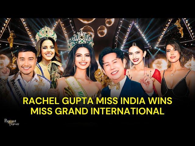 Rachel Gupta Miss India crowned Miss Grand International 2024 (Audience View)