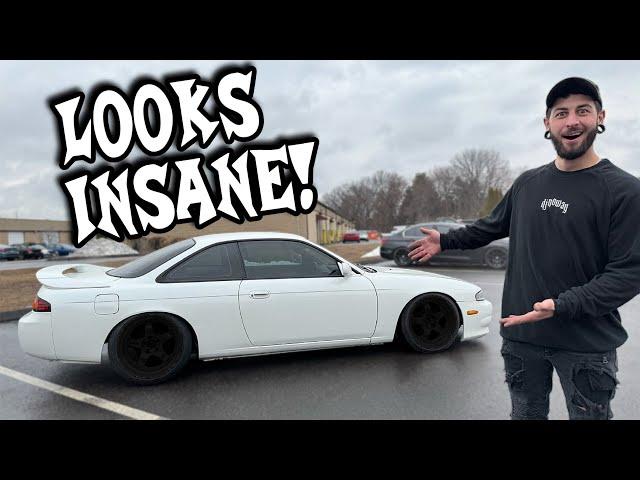 New Wheels And Suspension On My S14 Silvia! COMPLETELY NEW CAR! + SURPRISE GUEST??