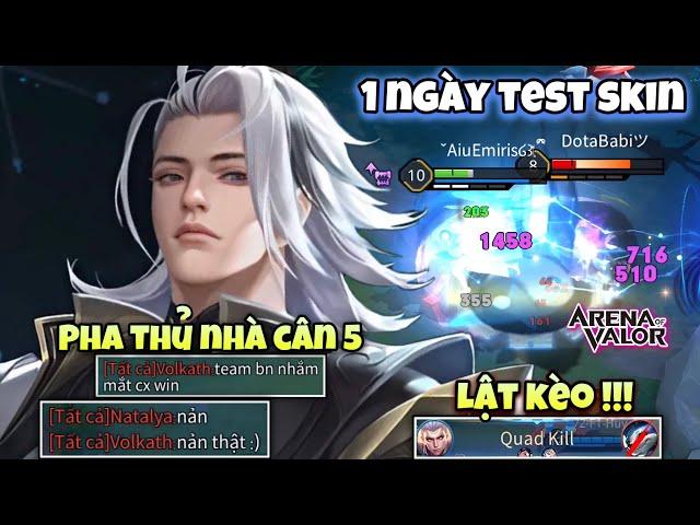 1 Ngày Test Skin Tulen Chí Tôn Kiếm Tiên Với Pha Thủ Nhà 1 Cân 5 Đỉnh Cao Lật Kèo Trận Đấu !!!