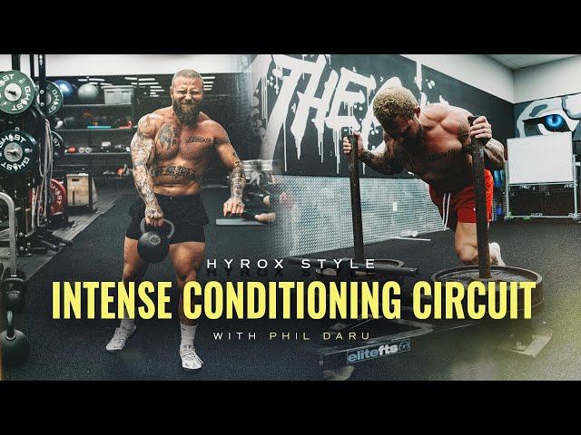 Intense Conditioning Circuit | Hyrox Style Training for Fighters