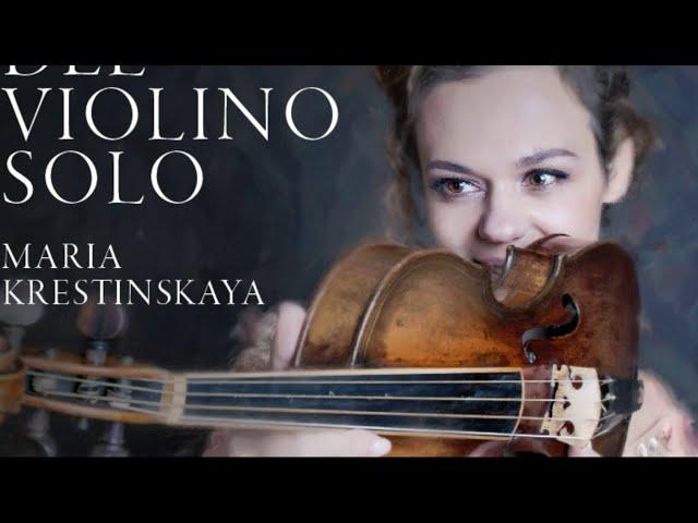 A trailer for the new album Maria Krestinskaya "L'arte del violino solo".