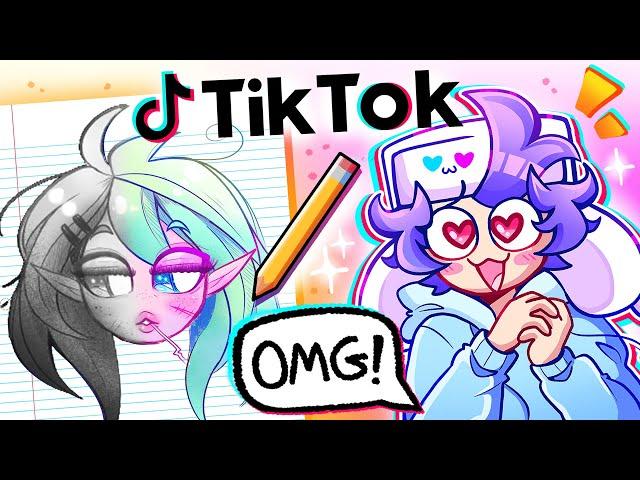 TRYING CRAZY TIKTOK ART HACKS...