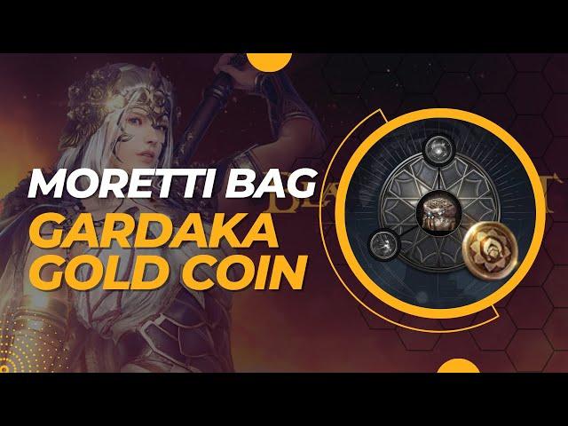 Black Deset Mobile - Gardaka Gold Coin - Moretti Bag - Treasure Item