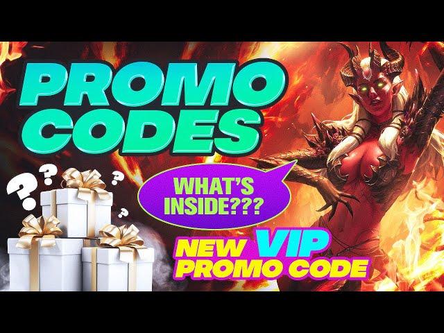  VIP Raid Promo Code  Secret Rewards!  Raid Shadow Legends Promo Codes