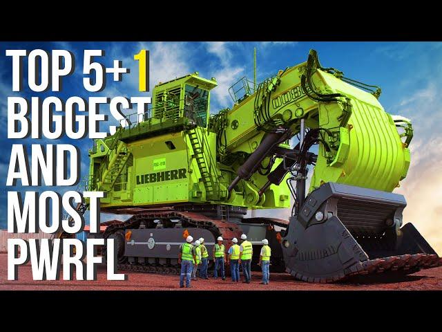 Top 5 Largest and Most Powerful Hydraulic Excavators in the World 2023