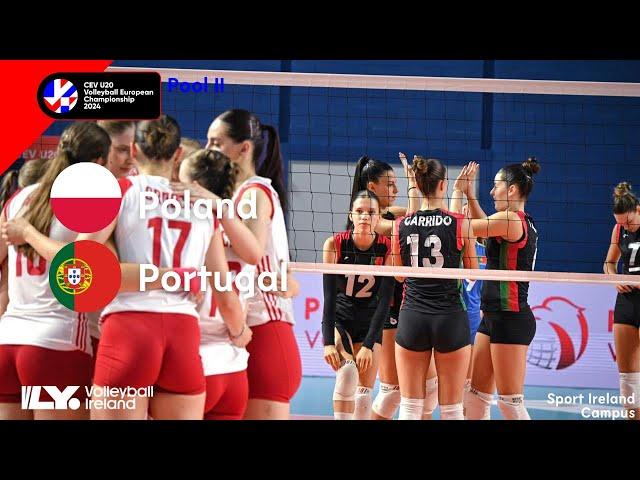 Full Match | Poland vs Portugal - CEV U20 Volleyball European Championship 2024 | Women