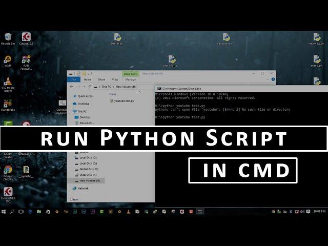 How to Run Python Script in CMD